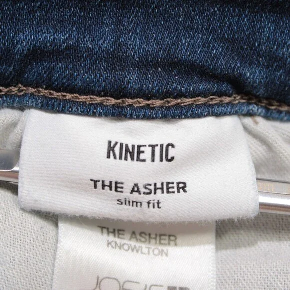 Joe's Jeans NWT Denim Jeans Size 33 US Slim Fit Asher In Blue Cotton Blend